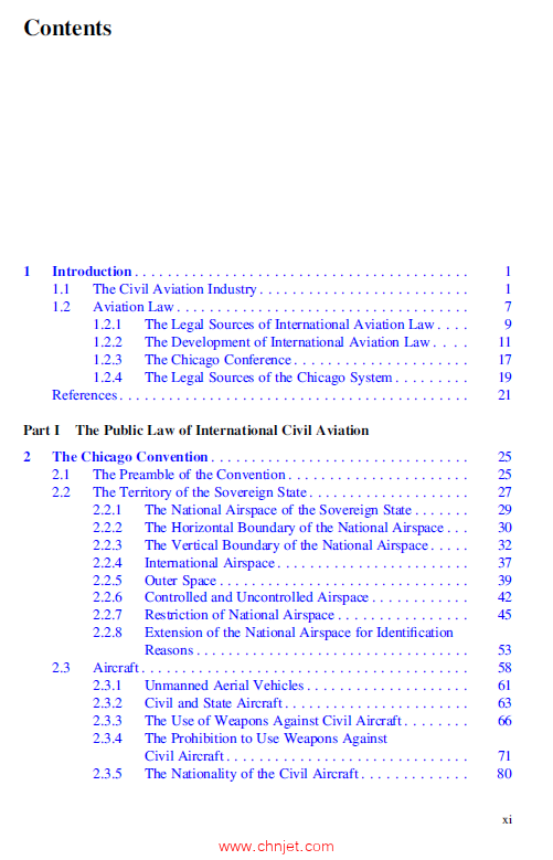 《International Aviation Law：Regulations in Three Dimensions》