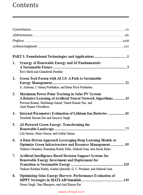 《Green Energy Technologies and AI for Sustainable Development》
