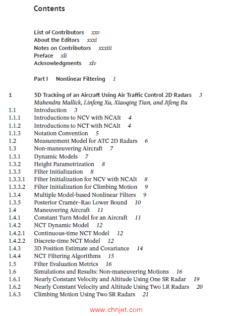《Advanced Techniques in Tracking and Sensor Management：Theory and Applications》